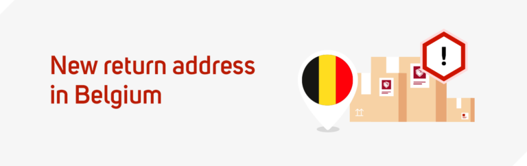 New return address in Belgium
