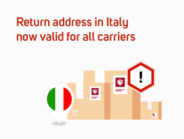 Return address in Italy valid for all carriers